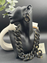 Midnight Glam Infinity Set (Earrings & Necklace Set)